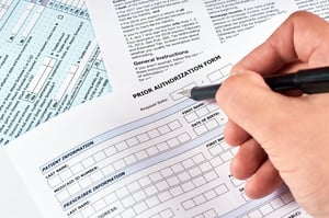 Authorization form being filled up before Automated Process