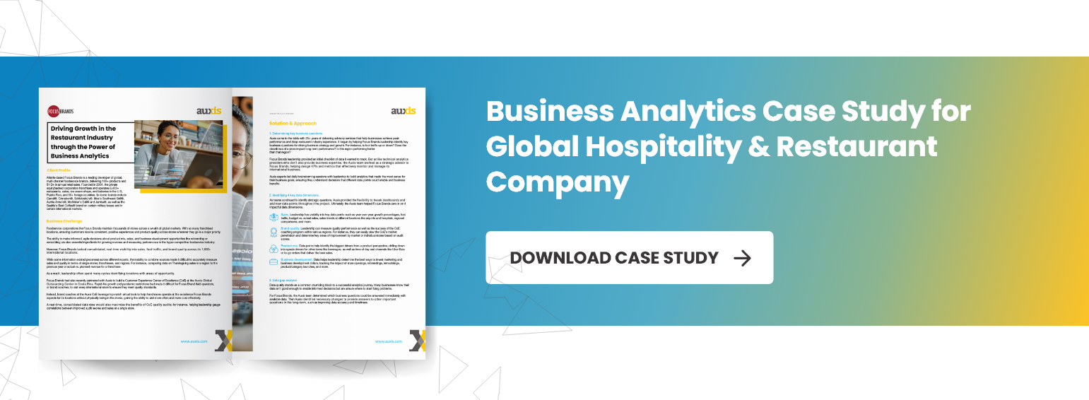 Business Analytics Case Study for Global Hospitality & Restaurant Company2