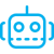 blue robot icon