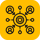 Yellow network icon