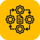 Yellow process icon