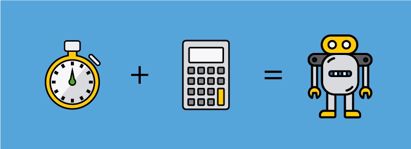 Auxis. RPA Implementation. Calculating Robots/Time/Cost