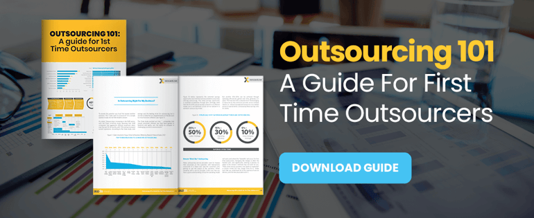 Banner to download Auxis’ guide, Outsourcing 101: A Game Plan For First-Time Outsourcers