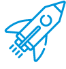 Rocket icon for QA audits