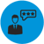 Reviewed agent icon for IT Help Desk Metric #8: Agent Satisfaction Rate