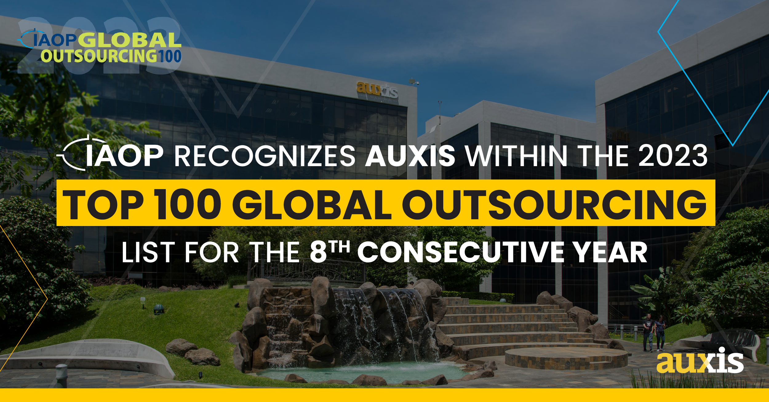 Auxis Recognized Among IAOP’s Global Outsourcing 100 for Eighth Consecutive Year